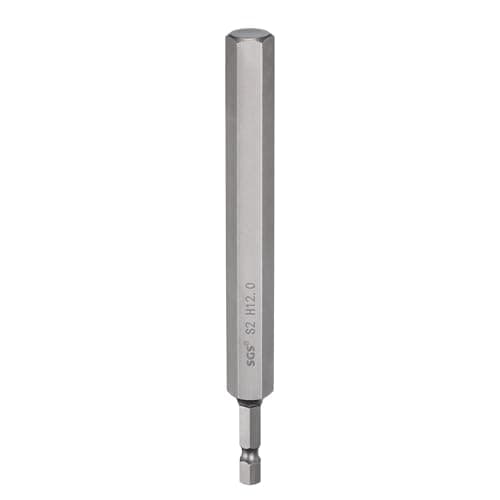 Image of sourcing map H12.0 Hex Head Drill Bit Wrench 12mm Metric Flat Tip 1/4" Hex Shank 200mm (8") Long Magnetic Hexagonal Screw Driver Socket Industrial Screwdriver Power Bits