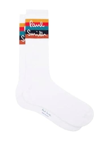 Image of Paul Smith PS Sport Guernsey White Yellow Red Blue Teal Brown Stripes. One Size.