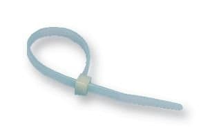Image of HELLERMANNTYTON T18R-HS Cable Tie, Nylon 6.6 HS (Polyamide 6.6 HS) (Heat Stabilised), Natural, 100 mm, 2.5 mm, 22 mm (1 piece)