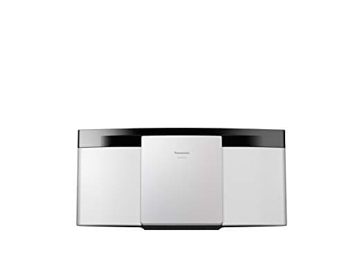 Image of Panasonic SC-HC212EG-W 2 Channel 20W Hi-FI Micro System Dab+ Digital Radio, CD Player, Bluetooth, USB, Pure Sounds and Minimum Distortion, Contemporary Slim Design, Wall Mounted, White