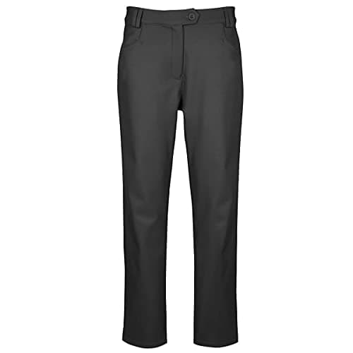 Image of Island GREEN Womens All Weather Windproof Thermal Golf Trousers, Black, Size 18/28L