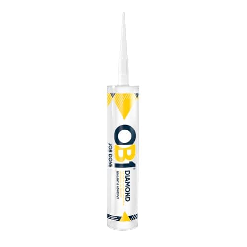 Image of OB1 Diamond Crystal Clear Universal Sealant & Adhesive - Hybrid Technology - Excellent UV Resistance - Water Resistant - Weather Resistant - Interior & Exterior - 290ml