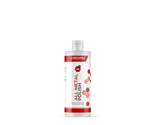 Image of Gtechniq M1 All Metal Polish for Cars, 100ml | Crystal Clear Finish on Exhaust Tips, Metal Grills and Trim, No Marring or Scratches, Ideal for Brass, Copper, Aluminium, Steel, Chrome, Silver and More