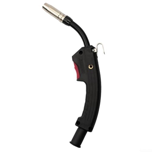 Image of MB15AK/14AK MIG Welding Torch for Light-Duty Applications – 180A Rated, 60% Duty Cycle, 0.6–1.2mm Wire Feed, Copper & Nylon Construction, Compatible with MB(B.14ak)