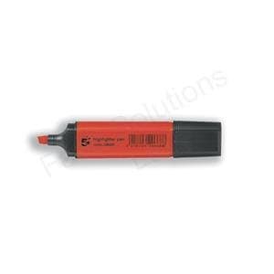 Image of 5 Star Highlighters Chisel Tip 1-5mm Line Red [Pack 12]