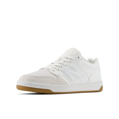 Image of New Balance Men's 480 V1 Sneaker, White/Reflection, 4.5