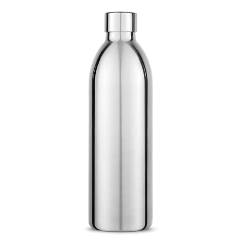 Image of Aarke To-Go Stainless Steel Flask - Insulated Bottle for Still & Sparkling Water, Compatible aarke Carbonator 3, Double Walled, Leakproof, Dishwasher Capacity, 1L