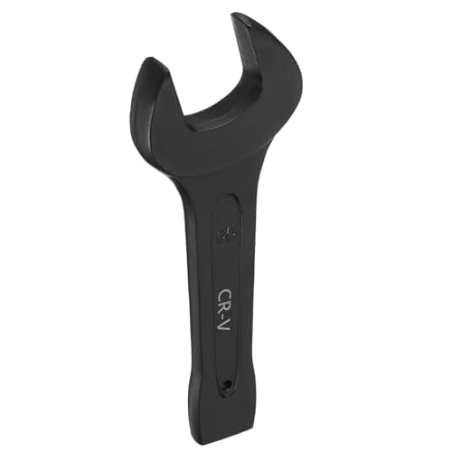 Image of sourcing map Open End Striking Wrench 55mm Metric CR-V Steel Single Open Spanner Baking Paint U Shape Head Wrench Hand Tool for Mechanical Automotive Repair
