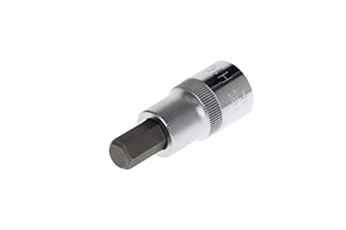 Image of GEDORE red Screwdriver bit socket hex, 10 mm AF, 1/2" 12.5 mm, Screwdriver bit socket, Tool, R62551010, Steel