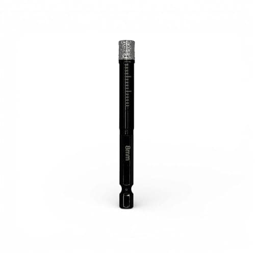 Image of 8mm Diamond Tipped Ceramic Porcelain Marble Tiles Drill Bit