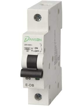 Image of Danson 6kA Single Pole Miniature Circuit Breaker 6A