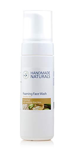 Image of Handmade Naturals Unscented Foaming Face Wash with Organic Aloe Vera - SLS & Paraben Free