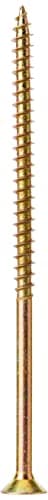 Image of ForgeFix Multi-Purpose Single Thread Screws | 6.0 x 120mm | Zinc Yellow Passivated | Box 100