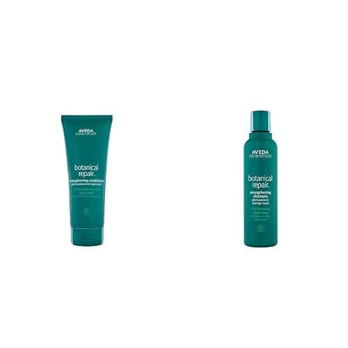 Image of Aveda Botanical Repair Strengthening Shampoo & Conditioner Duo | Strengthens & Repairs Damaged Hair | Helps Prevent Breakage | Bond-Building | Silicone Free | for All Hair Types