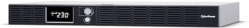 Image of Cyberpower OR1000ERM1U Office Rackmount 1000va/600w 1U UPS, 6xIEC Outlets and Simulated Sinewave Output, Black
