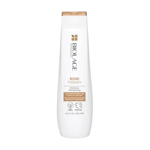 Image of Biolage, Bond Therapy, Fortifying Shampoo, For All Hair Types, Cleans & Strengthens, Enriched with Coconut Oil & Citric Acid, Vegan Formula, 250 ml