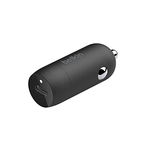 Image of Belkin BoostCharge 30W Fast Car Charger, Compact Design with USB-C Power Delivery Port, USB Car Charger with Universal Compatibility for iPhone 17, 16, Samsung Galaxy S23, Note, Pixel and More - Black