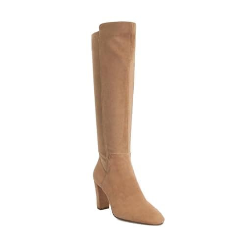 Image of Dune London Ladies SIRENAA Over The Knee Heeled Boots Size UK 6 Knee High Boots