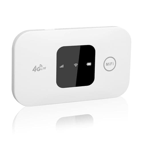 Image of Portable WiFi Travel Router with SIM Card Slot, Plug & Play, Pocket 4G Mobile Router Hotspot, High Global Compatibility, Mobile WiFi Hotspot Dongle Connects Up to 10 Devices MINI Hotspot Modem