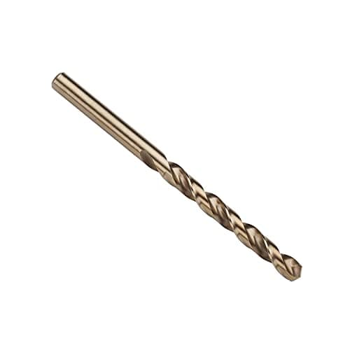 Image of Utoolmart Twist Drill Bits 7mm Dia Split Point Tip High Speed Steel Cobalt Straight Shank Drilling Hole Tool for Steel Wood Plastic Metal Copper Aluminum Alloy Champagne Color 1pcs
