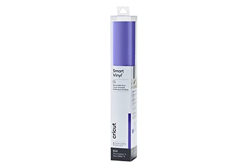 Image of Cricut Smart Removable Vinyl, Purple, 33cm x 91.4cm, Ideal for Personalised Decals, Labels & DIY Crafts, removes Without Residue, for All Cutting Machines