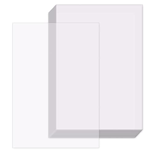 Image of OSDUE Tracing Paper - 50 Sheets (53gsm) A4 Clear Drafting Paper for Design Sketching, Drawing, Calligraphy, Graphic Scrapbooking & Dressmaking