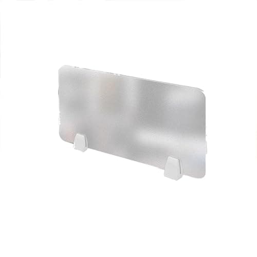Image of SXFSDOU Translucent Office Partition Panel 60CM Height x 55CM Width Desk Divider for WorkspaceClear Acrylic Separator Ideal Home & (1PC)