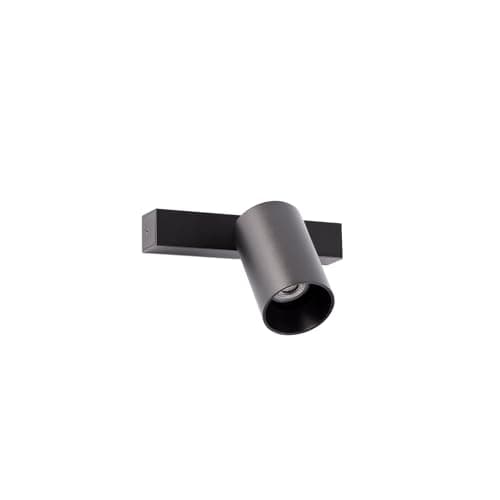 Image of FARO Barcelona 43741 Stan Wall/Ceiling Lamp Black 1 L