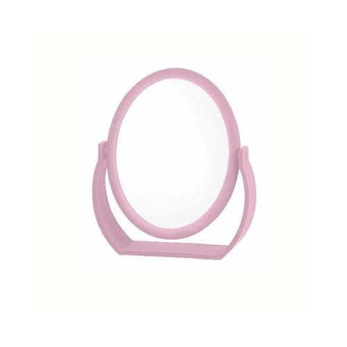 Image of Upper Canada Pink Oval Vanity 7x Magnifying Mirror Danielle Creations