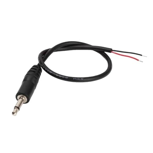 Image of SFCHEN 1pcs 2.5/3.5MM 2 3 Pin 4 Core Male Female Audio Extension Cable Aux Connector Head Line Mono Stereo 3 4 Wires DIY Audio(Two Wire Male,3.5mm)