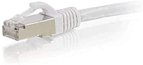 Image of C2G 89939 Cat6a Booted Shielded (STP) Network Patch Cable - Patch cable - RJ-45 (M) to RJ-45 (M) - 5 m - STP - CAT 6a - molded, snagless, stranded - white
