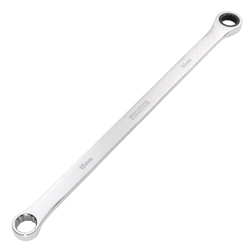Image of Draper 27777 HI-TORQ Metric Extra-Long Double Ring Ratchet Spanner, 19mm