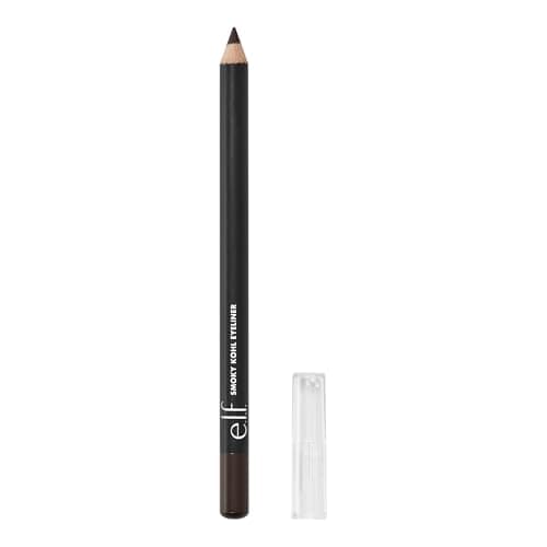 Image of e.l.f. Smoky Kohl Eyeliner, Eye Pencil for Creating Long-Lasting, Bold, High-Pigment Makeup Looks, Vegan & Cruelty-Free, French Roast