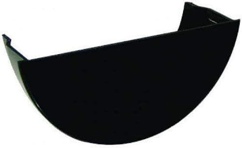 Image of FLOPLAST 112mm Half Round Gutter Internal Stop End - Black