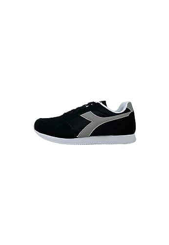 Image of Diadora Simple Run Men's Sneakers, C2100 Black Paloma Grey, 10.5 UK
