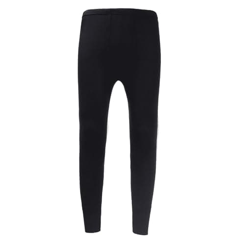 Image of ArkXani® Mens Thermal Underwear Long Johns Winter Warm Base Layer Trousers Bottoms Fleece-Lined Thermal Pants Leggings, Cold Weather Underlayer Clothing (Sizes XL, Black)