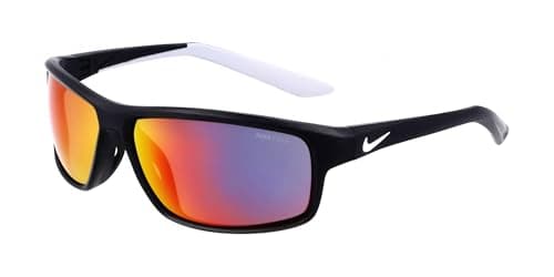 Image of NIKE Sunglasses RABID 22 E N IU8092X - Lightweight semi-rimless, 62mm Lens, MATTE BLACK/FIELD TINT/Eye