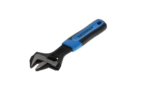 Image of GEDORE Single open-ended adjustable spanner, AF 20 mm (25/32"), Scale, Phosphated, Plastic grip 60 S 6 JP
