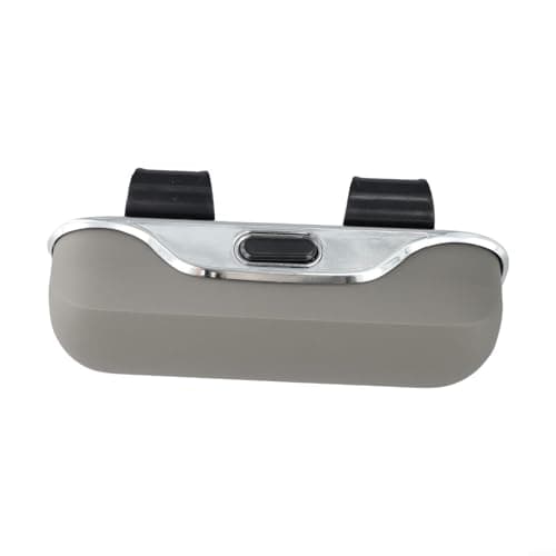 Image of Car Visor Sunglasses Case, Car Lens Holder for Sunglasses, Portable Sunglasses Holder for Sun Visor, Scratch-Resistant Eyewear Storage Box for Driving, Eyeglasses Storage Organizer (Gray)