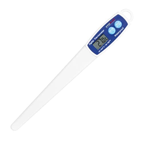 Image of Hygiplas Digital Water Resistant Thermometer - Digital LCD screen Read Hot & Cold Food Probe Thermometer for Commercial Kitchen, BBQ, Meat GH628
