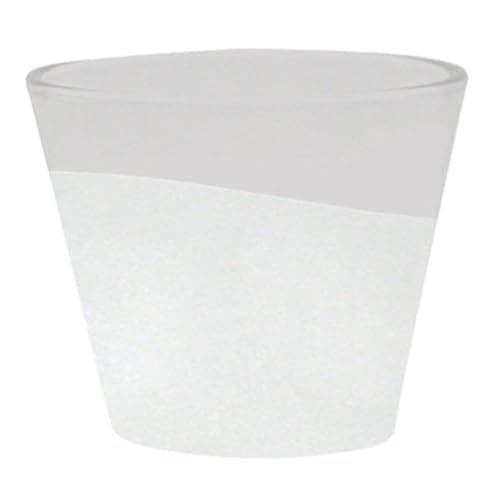 Image of Yankee Candle "Serene Sandblast Votive Holder, Glass, Grey
