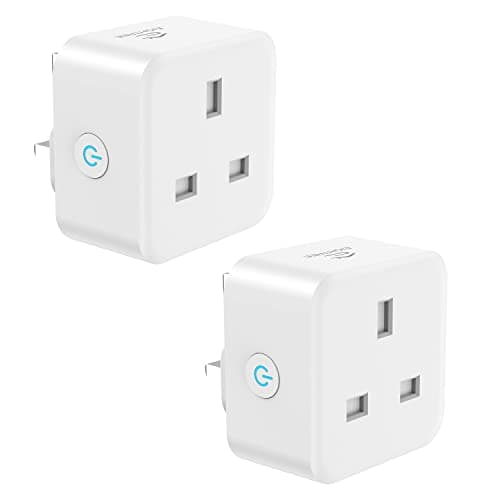 Image of EIGHTREE Smart Plug with Energy Monitoring, 13A Smart Plugs that Work with Alexa, Google Home, SmartThings, Remote Control Timer, 2.4 GHz Only Wi-Fi Plug