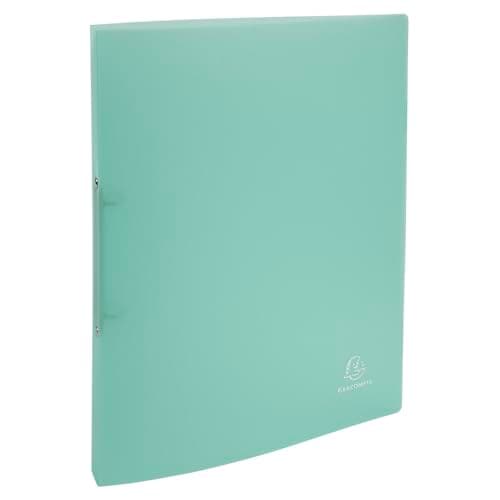 Image of Exacompta – Reference. 54173E 1 Flexible PP (Polypropylene) Chromaline Binder, 2 Round Rings with a 15 mm Diameter, 20 mm Spine, External Dimensions: 32 x 25 cm, DIN A4 Filing Format, Colour: Green.