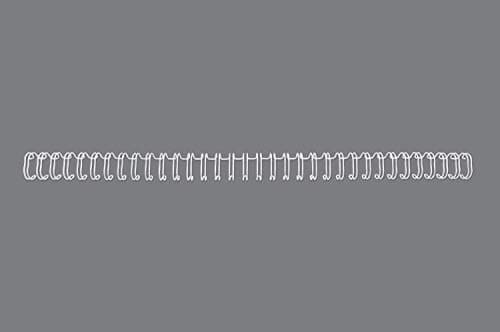 Image of GBC WireBind Binding Wires, 5 mm, 35 Sheet Capacity, A4, White, Pack of 100, 47901E