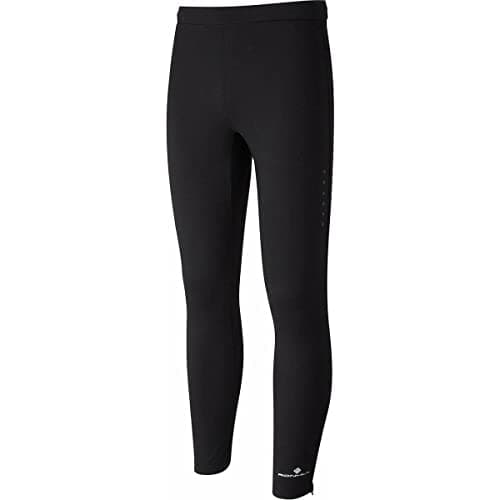 Image of Ronhill Men's Men's Core Tight Leggings, Black/Bright White, S UK