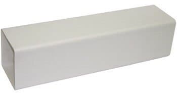 Image of FloPlast 65mm White Square Downpipe 4M