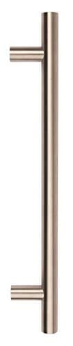 Image of Excel GUARDSMAN Grade 304 Stainless Steel Door Pull Handle (Bolt Through) 600mm Overall (450mm centres) x 25mm