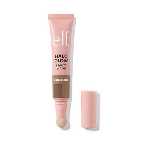 Image of e.l.f. Halo Glow Contour Beauty Wand, Liquid Contour Wand For A Naturally Sculpted Look, Buildable Formula, Vegan & Cruelty-free, Fair/Light