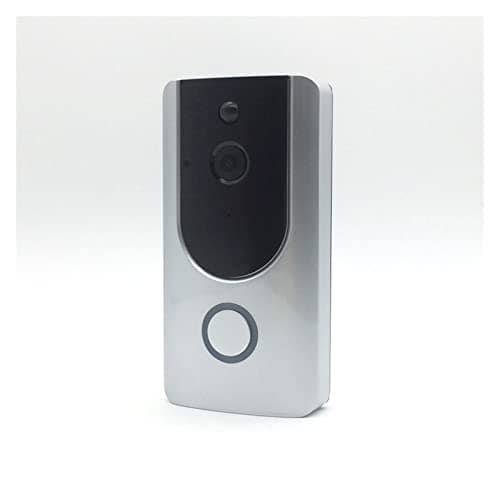 Image of Video Doorbell, Smart Home Video Doorbell Wireless 720P HD Ring Doorbell Camera 1.0 MP Night Vision Two-Way Phone APP Remote PIR Alarm(Bianco)
