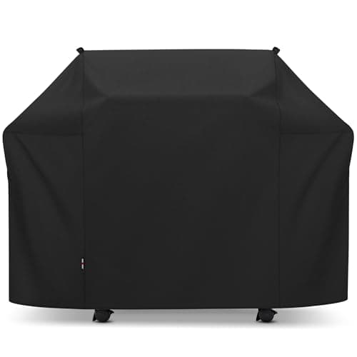 Image of Unicook BBQ Cover for Weber Summit 400 Series, 163 x 68 x 119 cm Barbecue Cover for 4 5 6 Burner Gasgrill, Waterproof Windproof Heavy Duty Fade Resistant UV Protection
